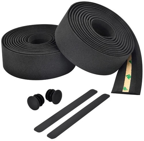 FLAT TOUCH HANDLEBAR TAPE BLACK (BAGGED NOT BOXED)