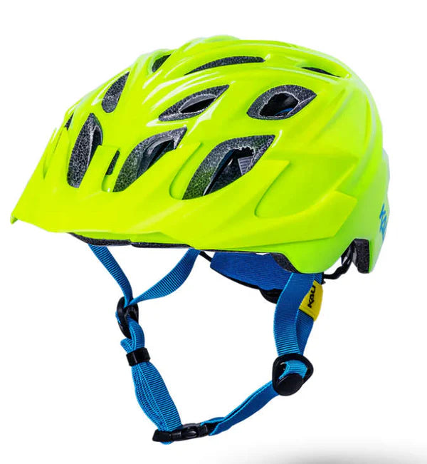bike helmet classic yellow CHAKRA YOUTH SOLID GLOSS NEON YELLOW OS 52-57cm Helmet
