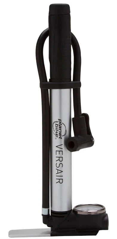 VERSAIR MINI PUMP W/SWIVEL FOOT 190g SILVER