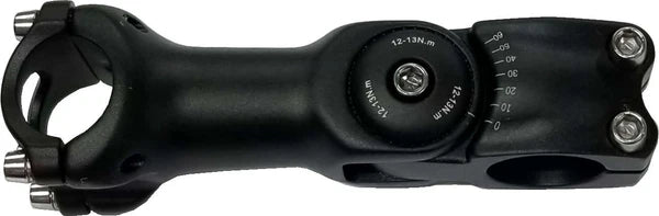 Kalloy AS-820 ADJUSTABLE AHEAD STEM 28.6x90mm 25.4 GLOSS BLACK