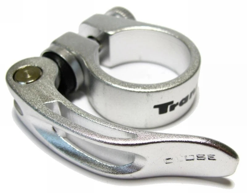 Kalloy XC-61 ALLOY SEATPOST CLAMP 1-3/8"(34.9) W/Q-R SILVER