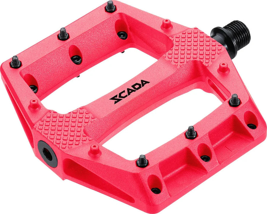 Cyclists' Choice SCADA THERMOPLASTIC PINNED PLATFORM PEDAL W/SEALED BEARINGS, 9/16"