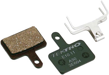 Tektro E10.11 Disc Brake Pads - Low Noise Resin Compound, For 2-Piston Brake Caliper