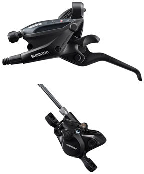 Shimano ST-EF505 Shift/Brake Lever with BR-MT200 Hydraulic Brake Caliper 3x SHIFT