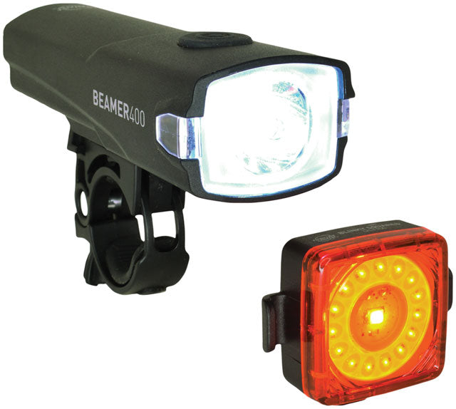 Planet Bike Beamer 400+/Blinky Ultra Headlight/Taillight Set