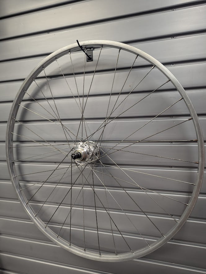 REAR WHEEL - 27" - Schwinn Hub - Araya Rim - QR - Freewheel - Refurbished