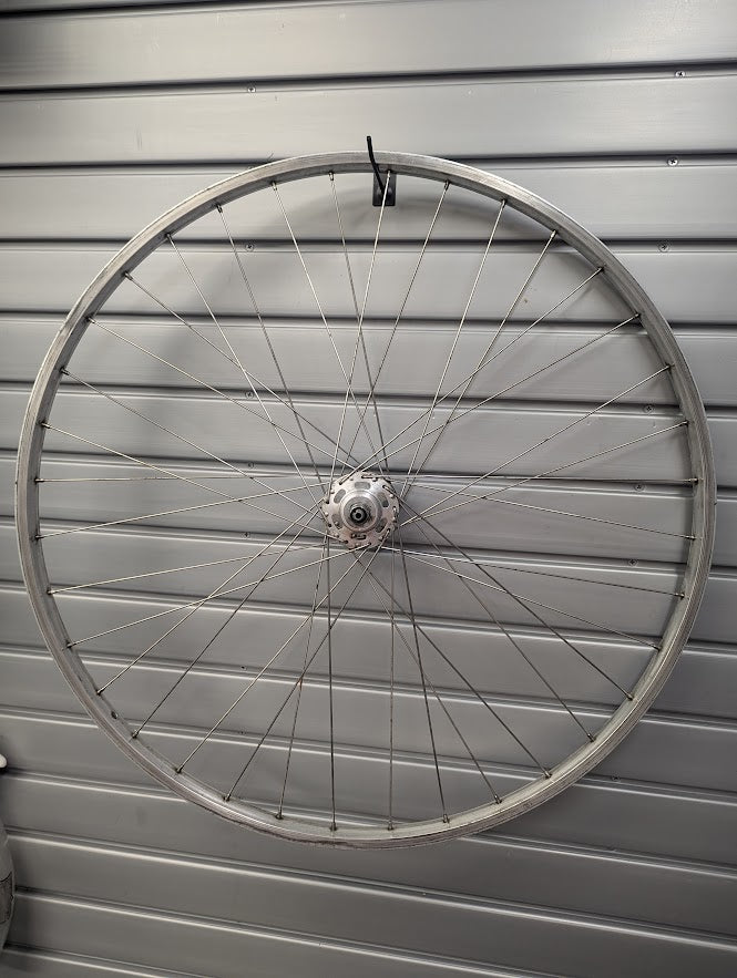 Rear Wheel - 27" - Pelissier hub - Araya Rim - Freewheel - QR - Refurbished