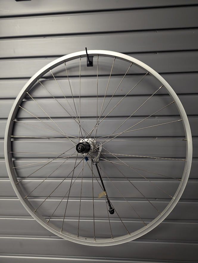 WHEELSET - 700c - Shimano Parallax Hubs - Araya Rims - Rear Cassette - QR - NEW