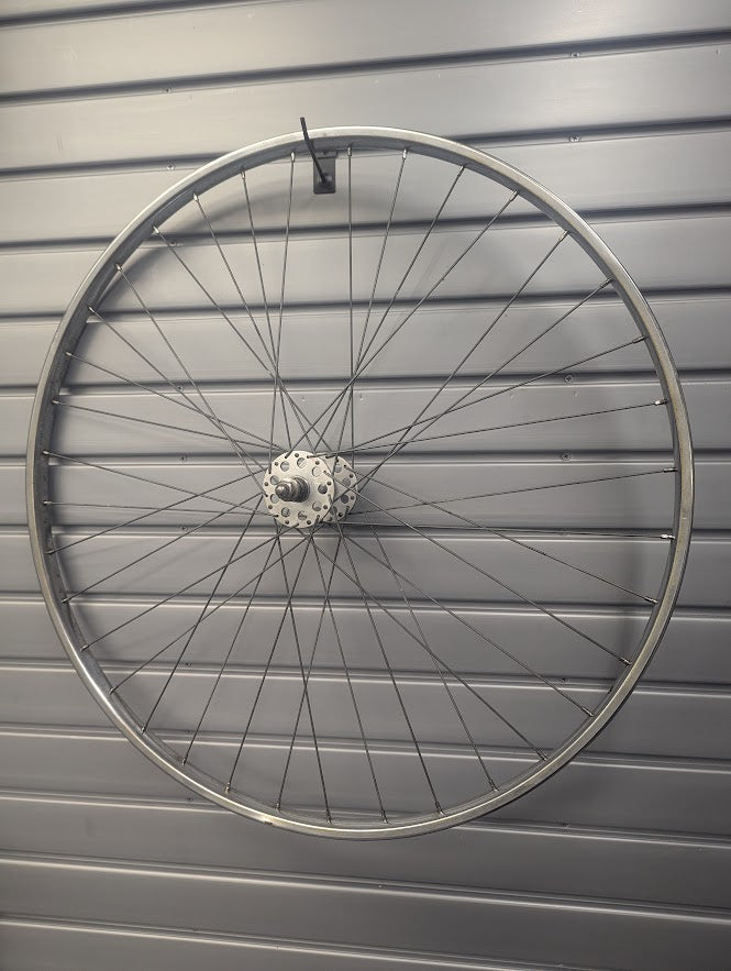 FRONT WHEEL - 27" - Sturmey Archer Hub - Rigida Chromex rim - Bolt On - Refurbished