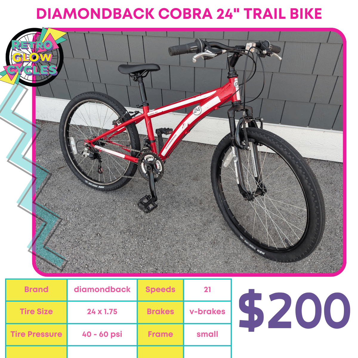 Diamondback Cobra 24" Trail Bike