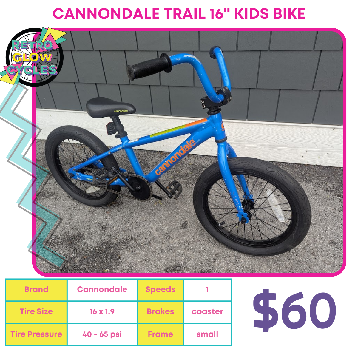 Cannondale Trail 16" Kids bike