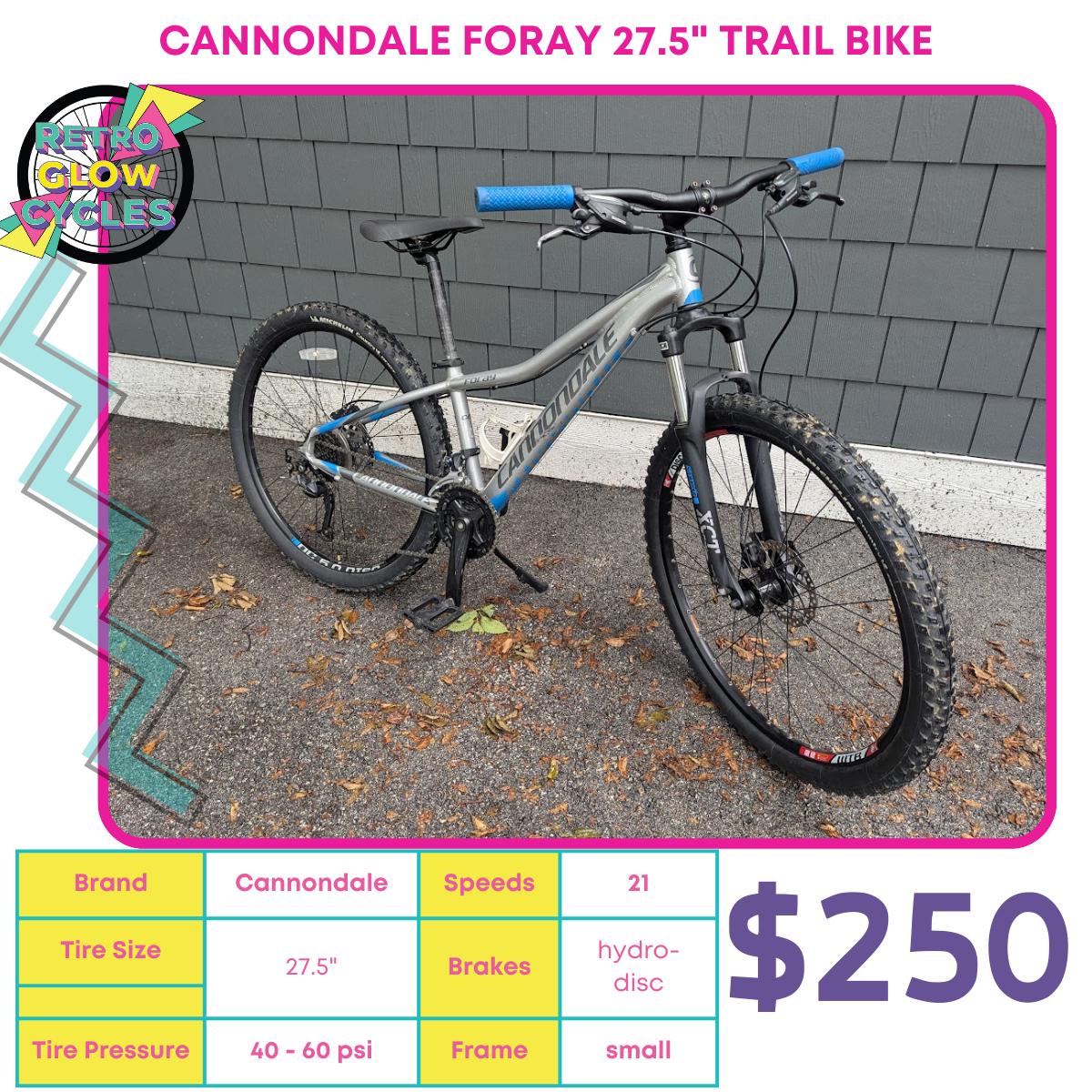 Cannondale Foray 27.5" Trail Bike