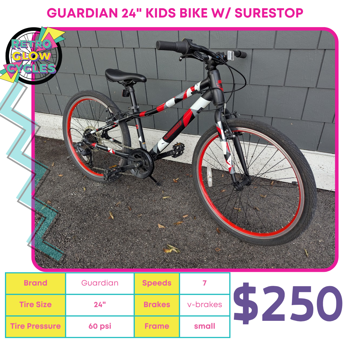 Guardian 24" Kids Bike