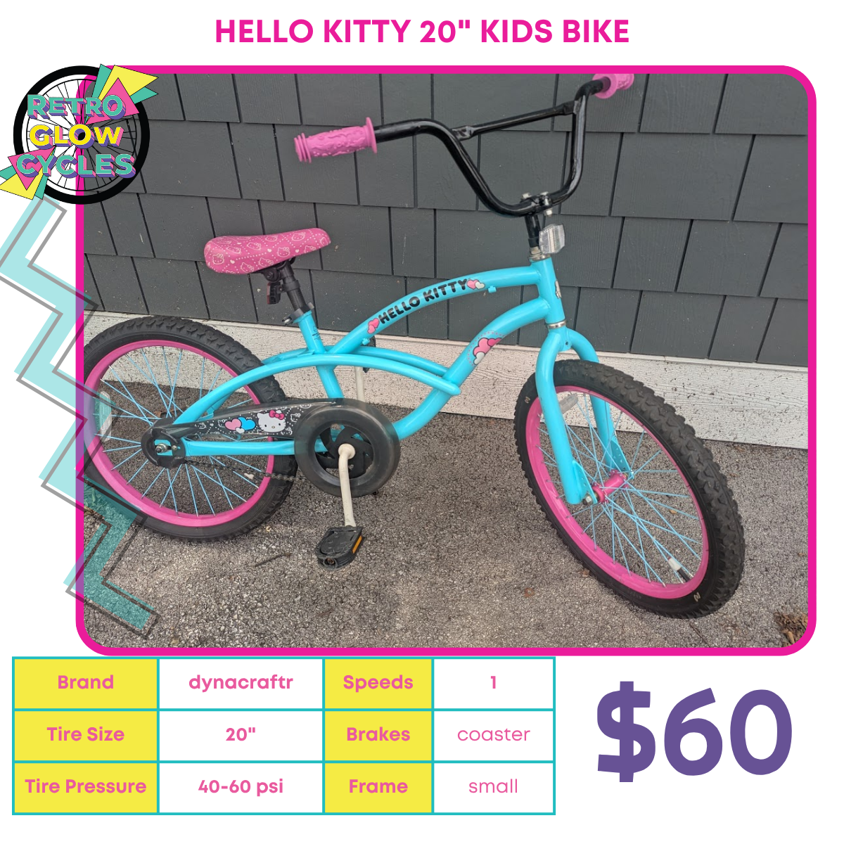 Hello Kitty 20" Kids Bike