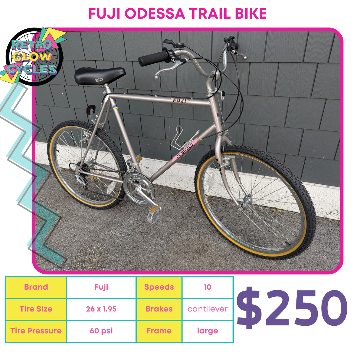 fuji kinderfahrrad Fuji Odessa Trail Bike – Retro Glow Cycles