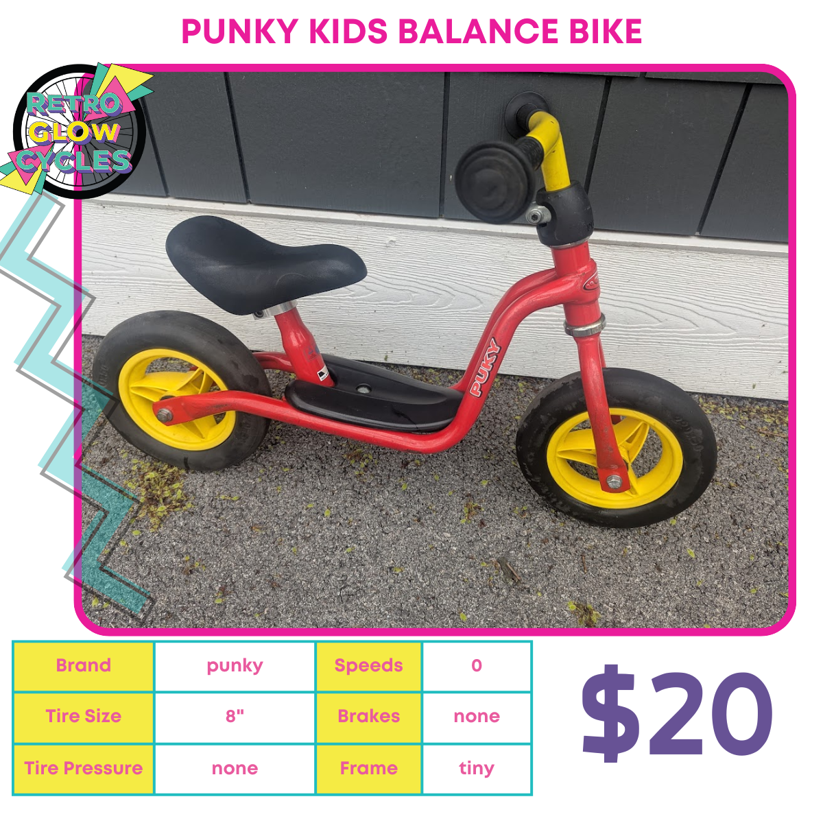 Punky Kids Balance Bike