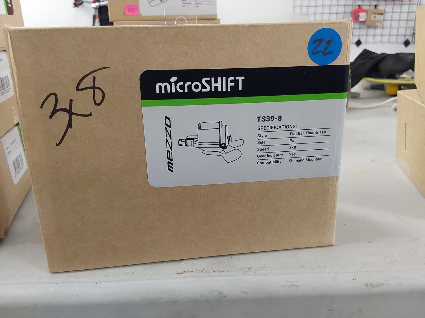 Microshift 3x8