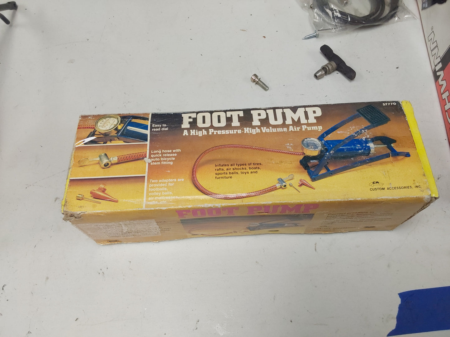 Vintage foot pump