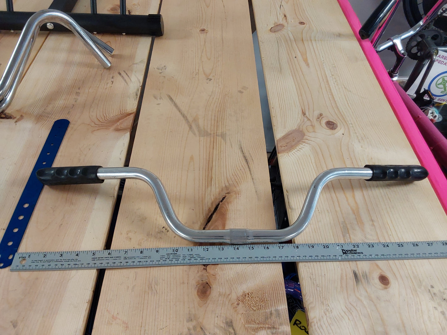 Schwinn silver handlebars