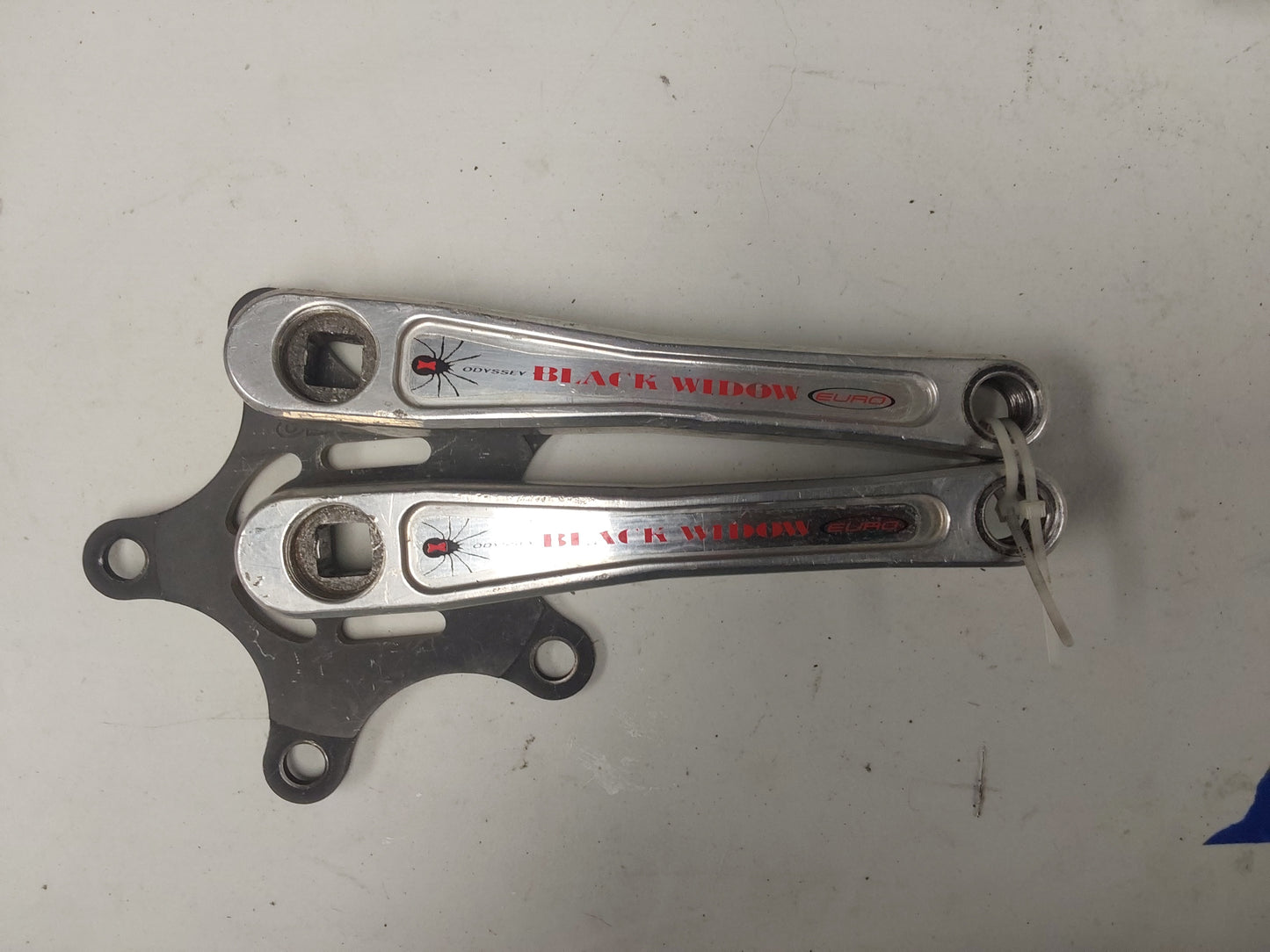 Odyssey Black Widow crank set, 150mm