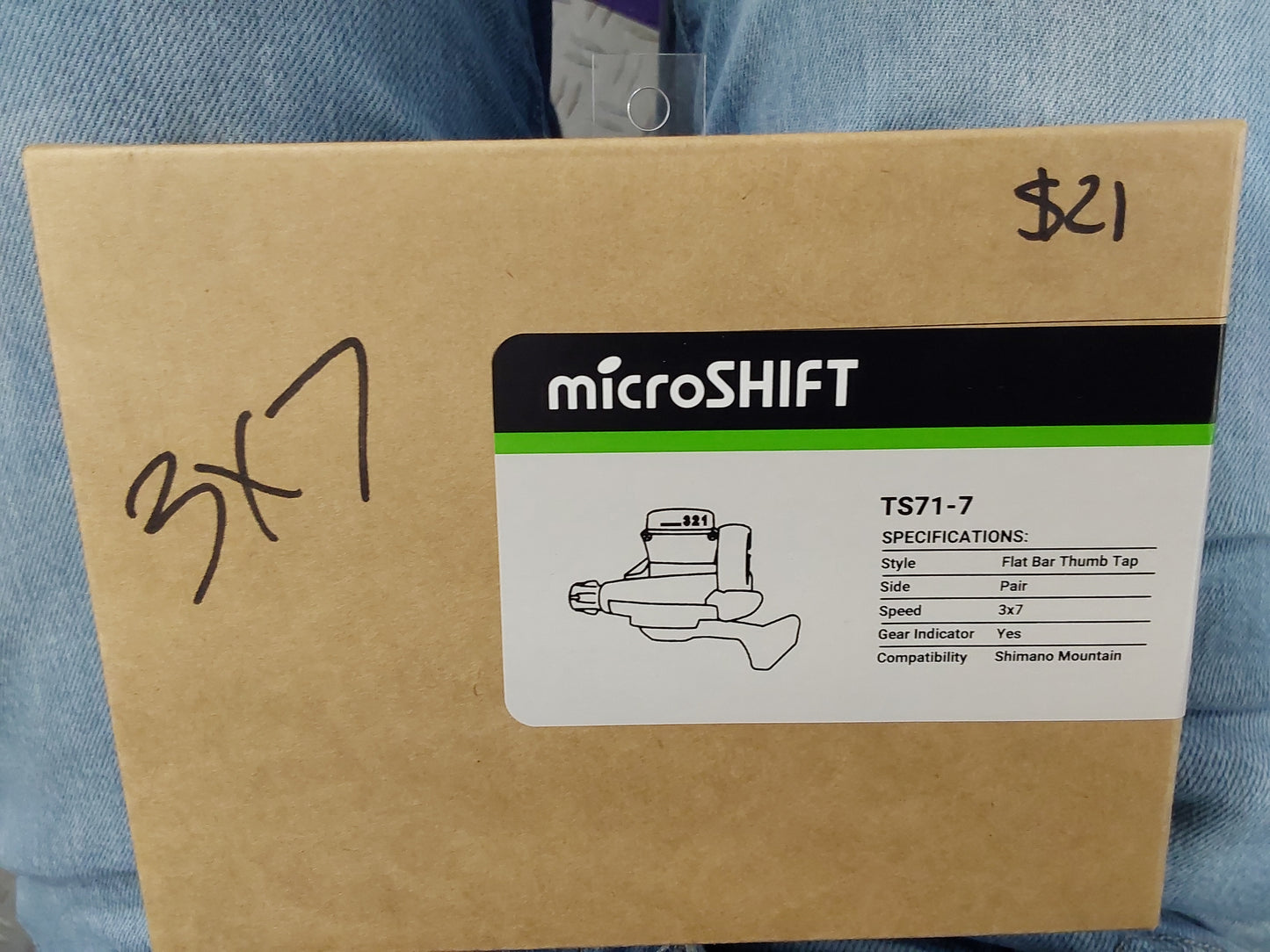 Microshift 3x7
