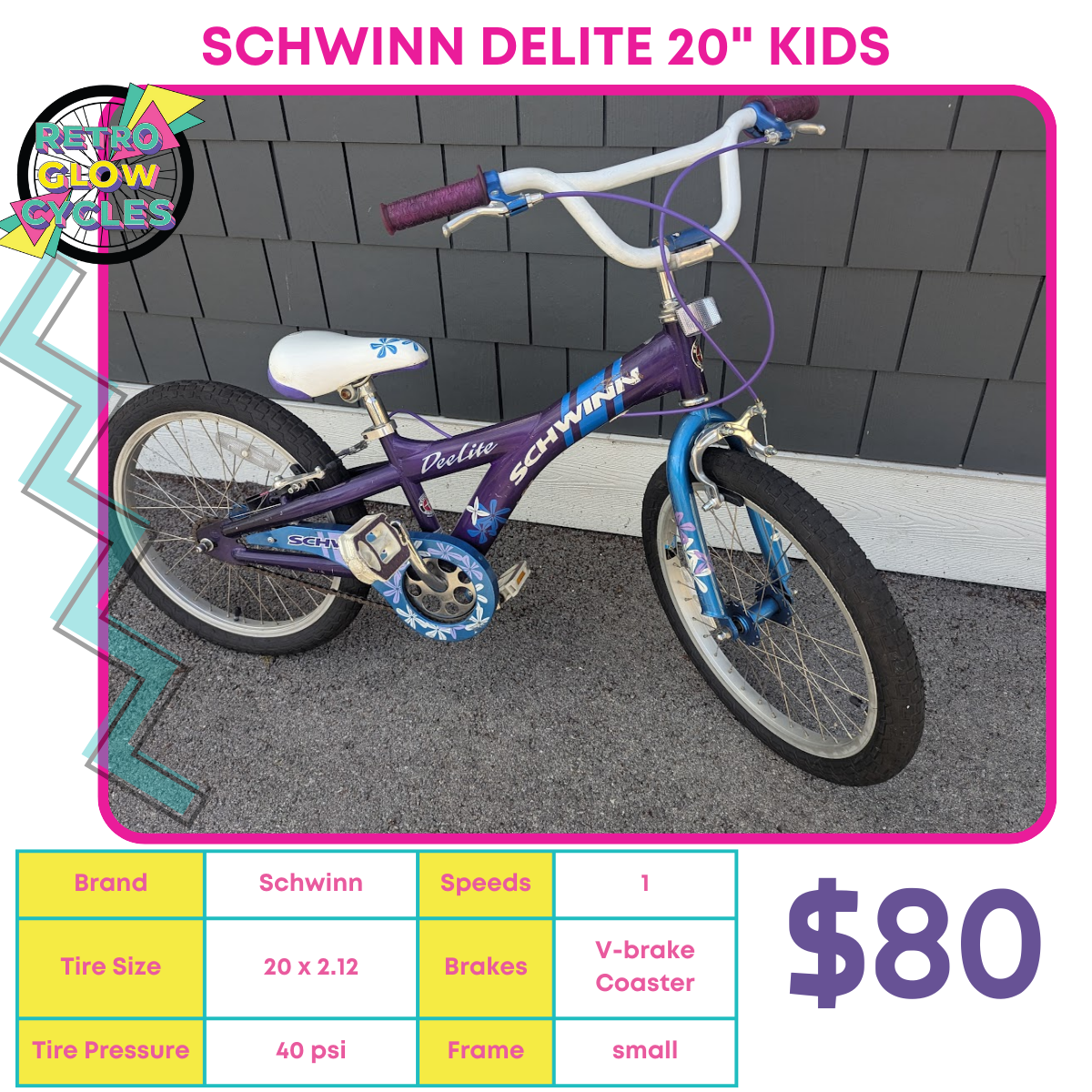 Schwinn DeLite Kids 20