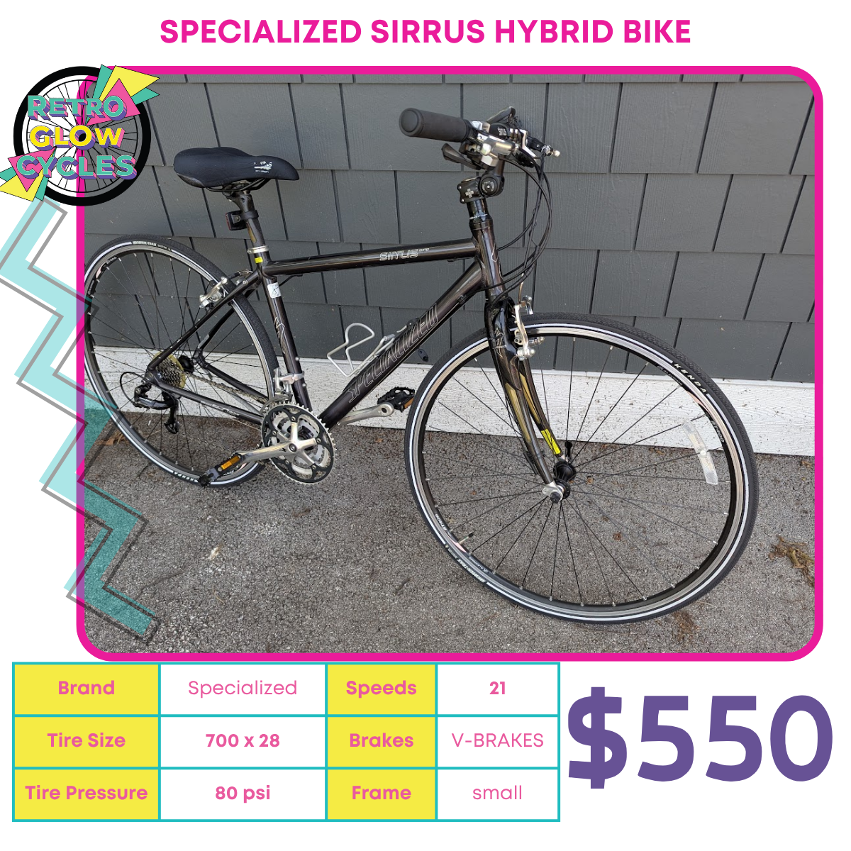 Specialized Sirrus Hybrid Bike