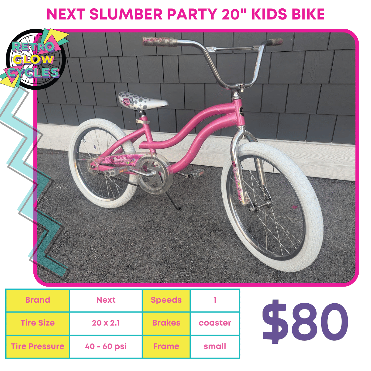 Next Slumber Party 20" Kids Bike