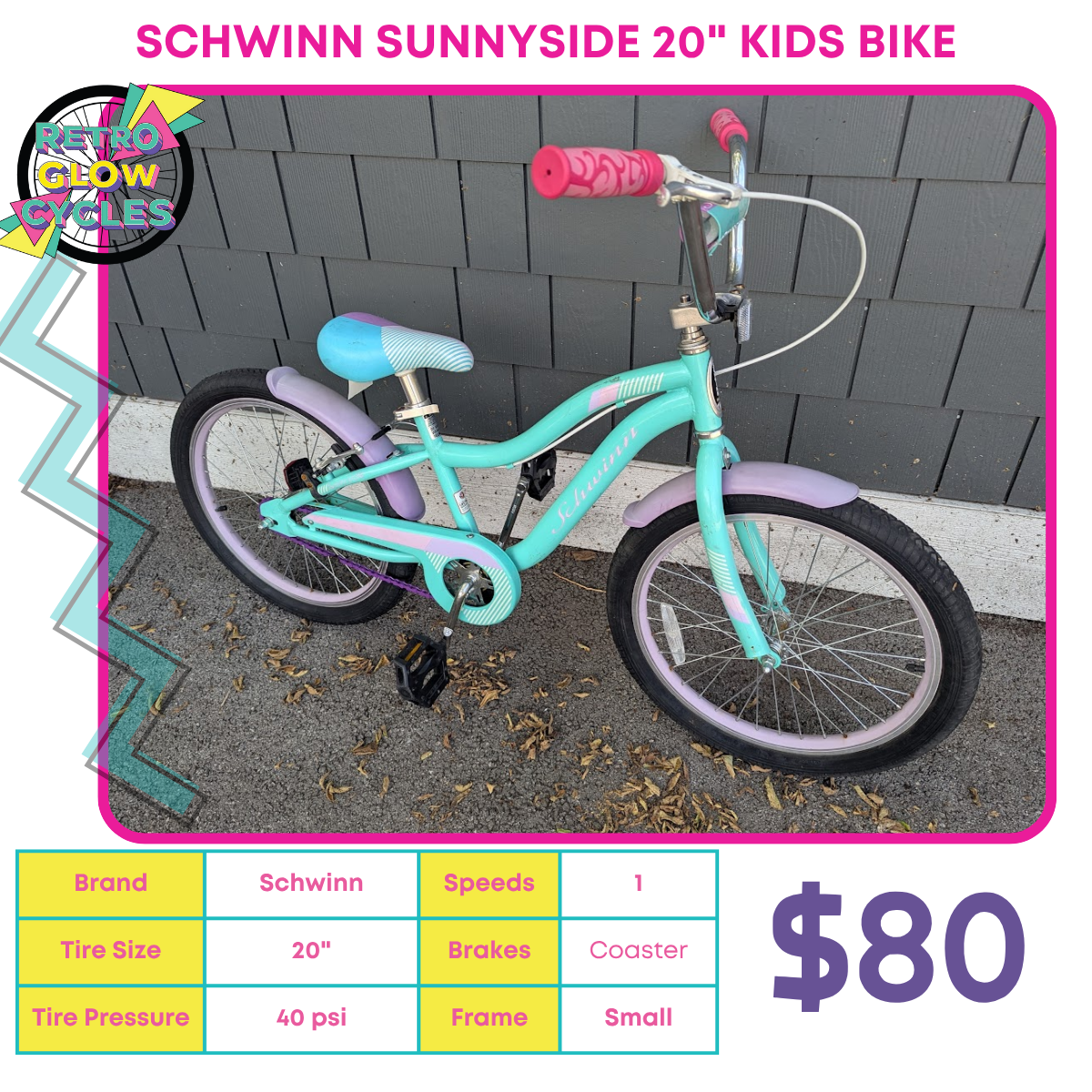 Schwinn Sunnyside 20" Kids Bike