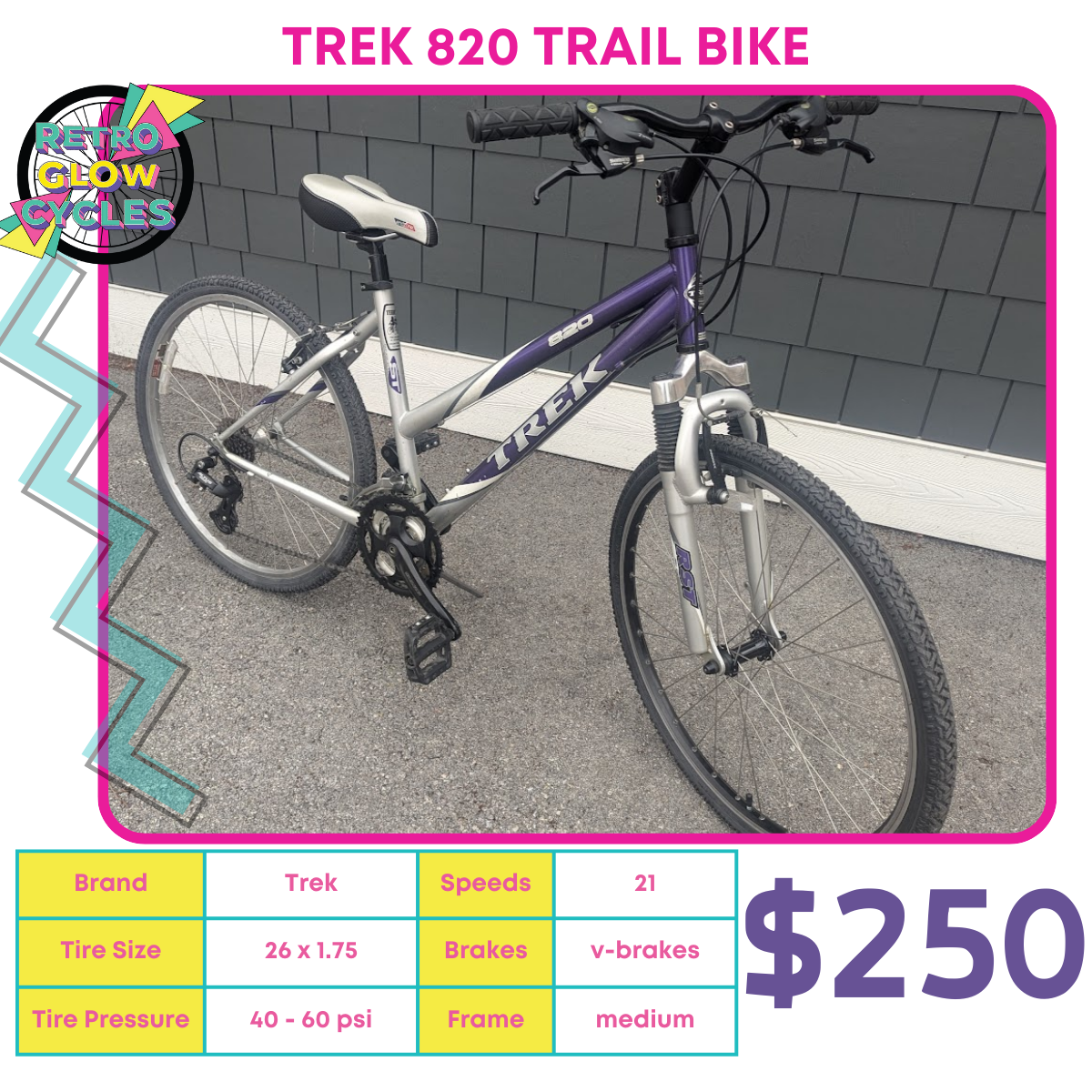 Trek 820 26" Trail Bike