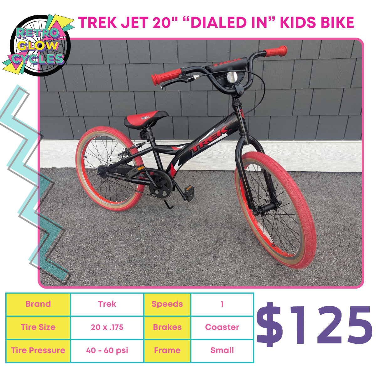 Trek Jet 20 S Kids Bike – Retro Glow Cycles