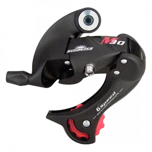 Derailleur SUNRACE RDM36 GS 6s DIRECT BLACK w/REMOVABLE HANGER