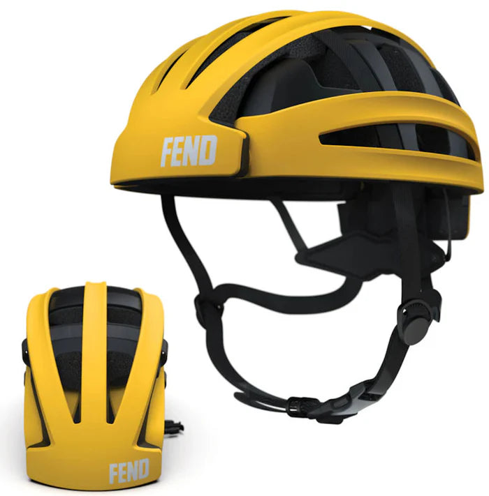 FEND ONE HELMET MATTE YELLOW MEDIUM/LARGE