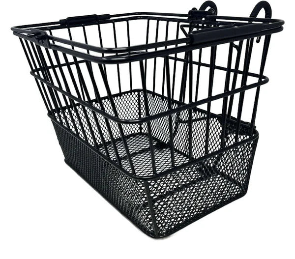 BiKase Front Black Wire Basket - Removable