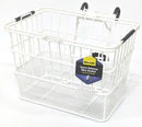 BiKase White Wire Basket Front - Removable