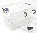 BiKase White Wire Basket Front - Removable