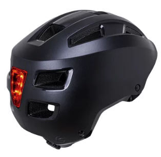KALI AVENUE Helmet W/TAILLIGHT SOLID MATTE BLACK L/XL
