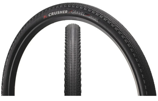 K Series 700x35c K1274 CRUSHER DUAL COMPOUND BLACK/BLACK FOLDING