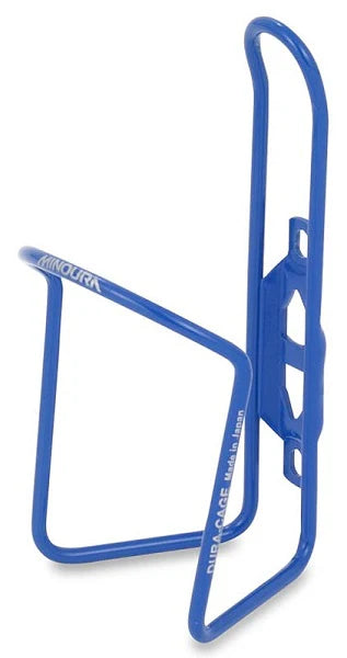 MINOURA DURA-CAGE 4.5 ALLOY WATERBOTTLE CAGE W/O BOLTS ANO Blue