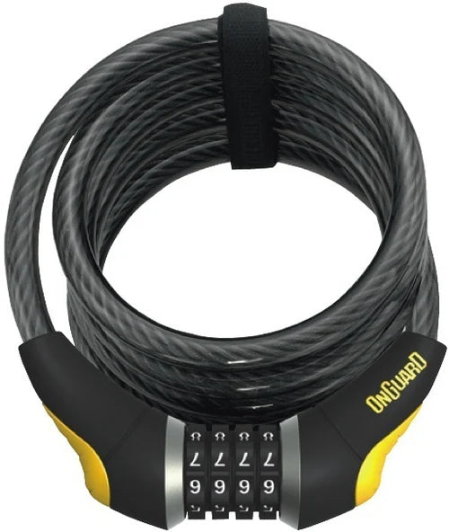 OnGuard 8031 DOBERMAN CABLE W/RESET LOCK 12mm x 6'