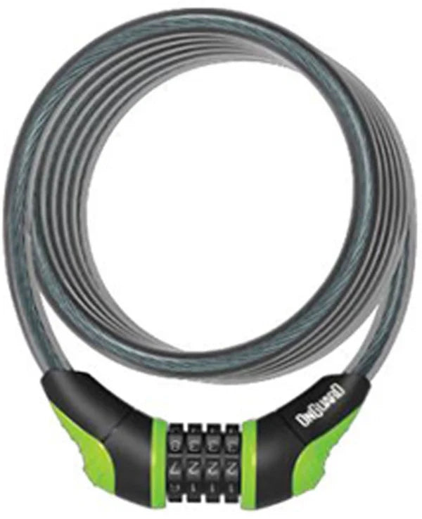 OnGuard Neons Cable Combo Lock 8160 Green