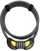 8064GLO TERRIER MINI COMBO LOCK 6' x 10mm W/LIGHT