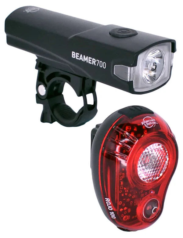 Planet Bike 3401 BEAMER 700 ROJO 100 RECHARGE LIGHT SET