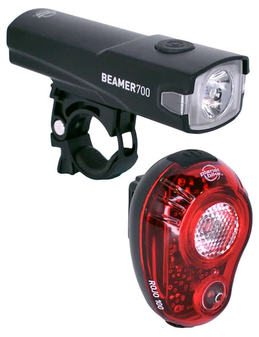 Planet Bike 3401 BEAMER 700 ROJO 100 RECHARGE LIGHT SET