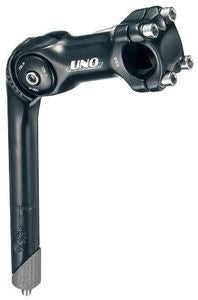 Kalloy AL-822 ALLOY ADJUSTABLE QUILL STEM 25.4x120 GLOSS BLACK