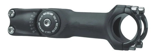 Kalloy AS-820 ADJUSTABLE AHEAD STEM 28.6x95mm 0/60-d 31.8 S.B. BLK