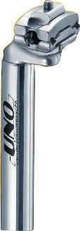 Kalloy Uno straight seatpost, 400mm 30.8 silver