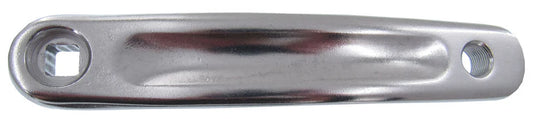 165mm square crank silver