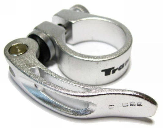 Kalloy XC-61 ALLOY SEATPOST CLAMP 1-3/8"(34.9) W/Q-R SILVER