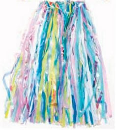 Cyclist's Choice CK-1308 STREAMERS SPARKLY BLUE/PINK/YELLOW/WHITE